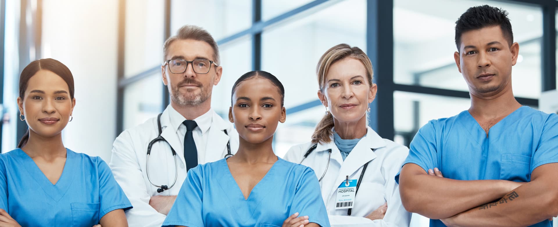 A team of doctors and nurses ready to provide care